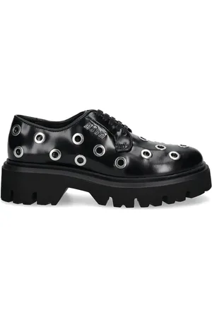 Msgm Stud-embellished oxford shoes