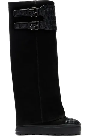 Casadei 80mm Maison Lab Double Face boots