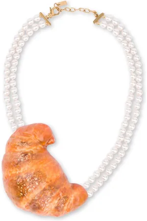 Moschino Croissant-shaped necklace
