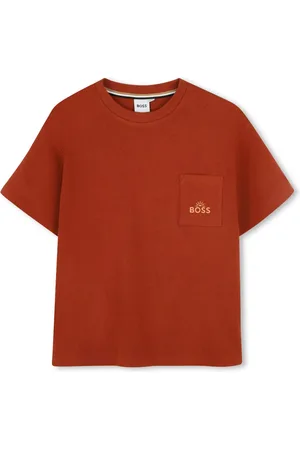 HUGO BOSS Logo-embroidered cotton T-shirt