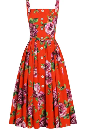 Dolce & Gabbana Floral-print midi dress