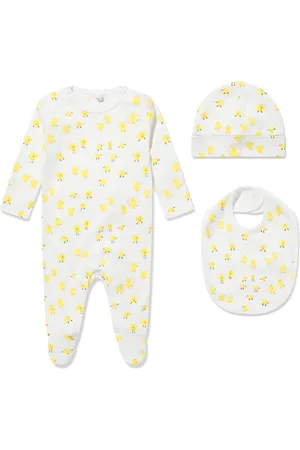 Stella McCartney Chick-print babygrow set