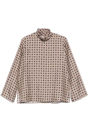 ALBERTO BIANI Abstract-pattern top