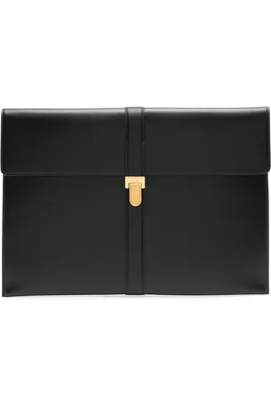 The Row Leather clutch bag