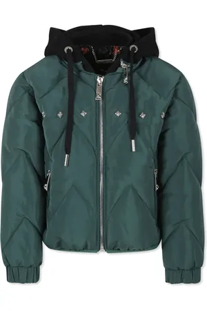 John Richmond Stud-embellished puffer jacket