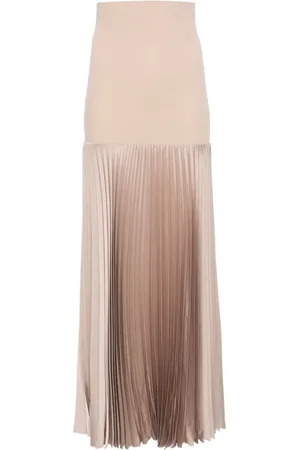 D.EXTERIOR Pleated midi skirt