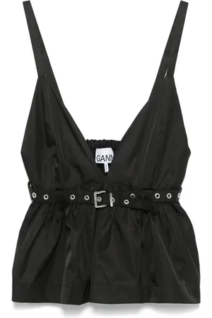 Ganni Duchesse Strap top