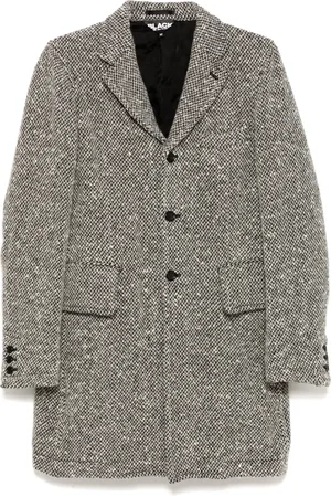 Comme des Garçons Herringbone tweed single-breasted coat