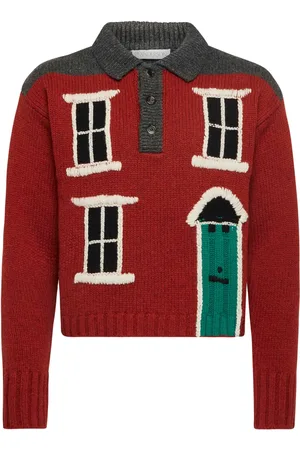 J.W.Anderson House-intarsia polo jumper