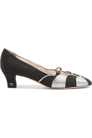 VALENTINO GARAVANI 45mm Bowow embellished pumps