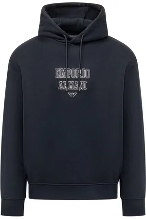 Emporio Armani Logo-embroidered hoodie