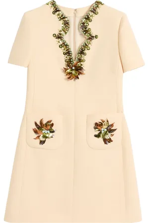 VALENTINO GARAVANI A-line embroidered mini dress