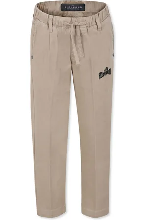 John Richmond Logo-embroidered trousers