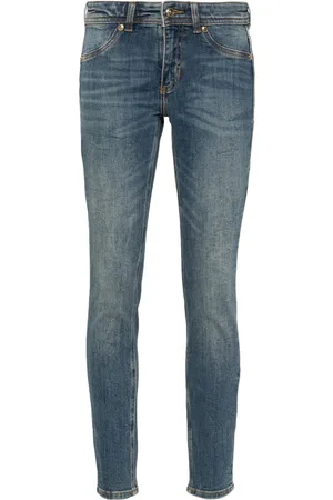VERSACE Cropped skinny jeans