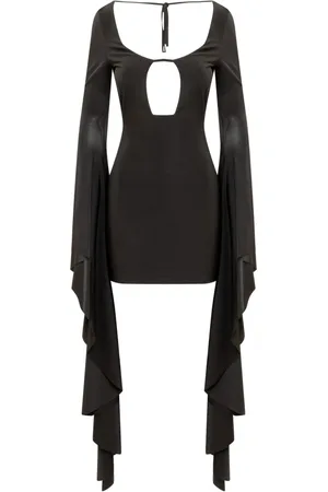 GIUSEPPE DI MORABITO Bell-cuffs mini dress