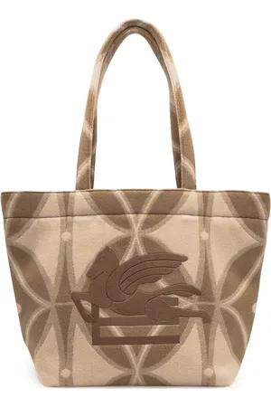 Etro Logo-embroidered tote bag