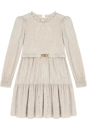 Abel & Lula Logo-plaque dress