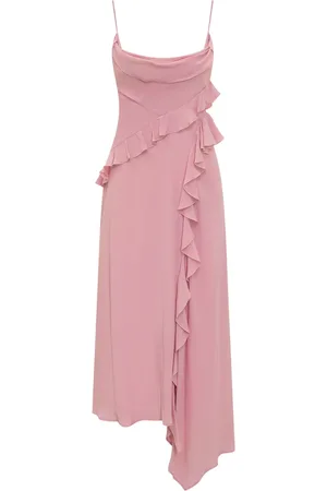 Msgm Ruffled midi dress