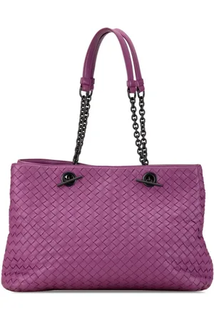 Bottega Veneta 2012-2020 Medium Intrecciato Double Chain tote bag