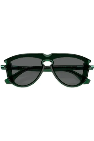 Burberry Transparent-design pilot-frame sunglasses