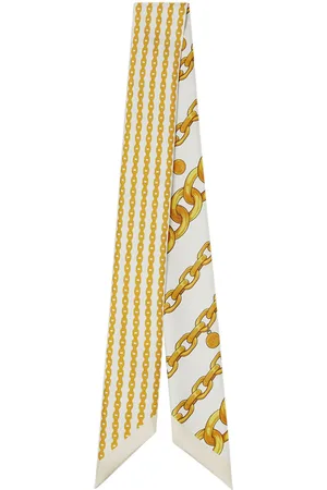 VERSACE Chain link-print scarf