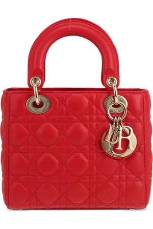 Dior Dior Lady Dior small model handbag in leather cannage