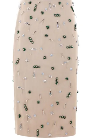 CHRISTOPHER ESBER Beaded midi skirt