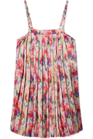 OFF-WHITE All-over chine strap dress