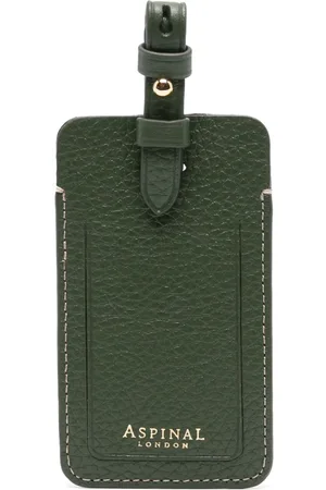 ASPINAL OF LONDON Leather luggage tag