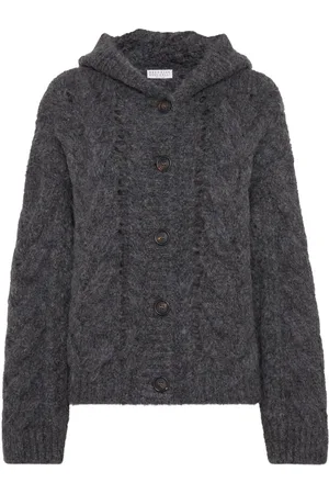 Brunello Cucinelli Brushed-effect cardigan