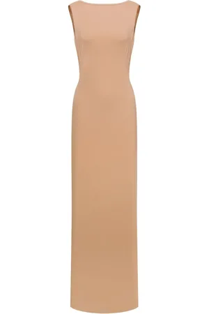 Alberta Ferretti Draped-panel gown