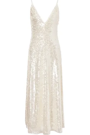 Serafini Sequinned gown dress
