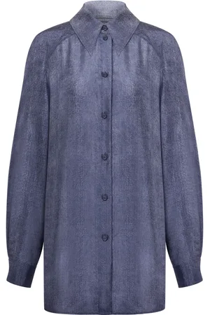 Alberta Ferretti Logo-plaque shirt