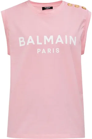 Balmain Logo-print tank top