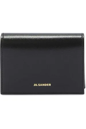Jil Sander Gold-tone logo cardholder