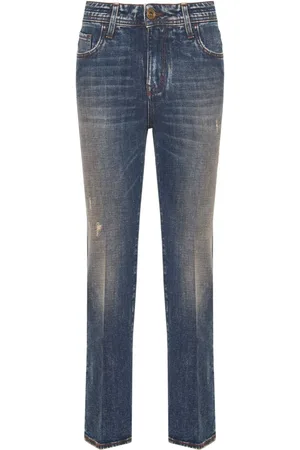 Jacob Cohen Floral-embroidered jeans