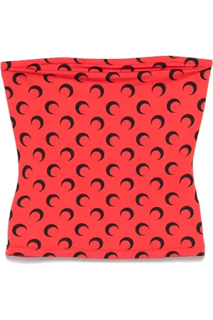 Marine Serre Moonogram-pattern top