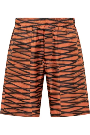 PIERRE-LOUIS MASCIA Abstract-print shorts