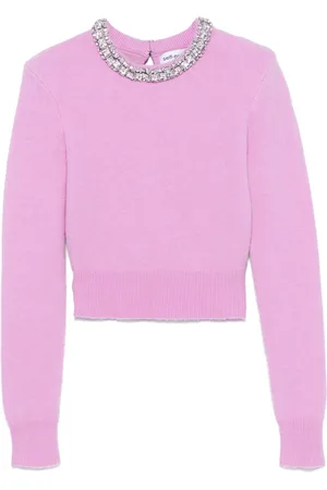 Self-Portrait Crystal-embellished sweater
