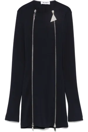 The Attico Double-zip mini dress