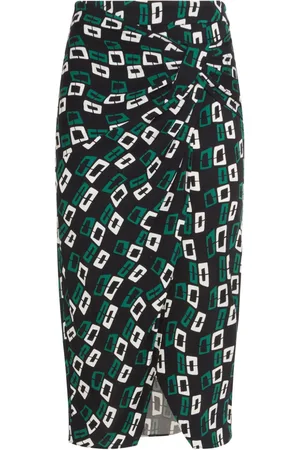 Diane von Furstenberg Gathered midi skirt