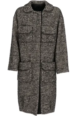 Lanvin 2008 m??lange-effect coat