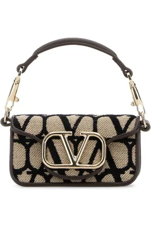 VALENTINO GARAVANI Toile Iconographe clutch bag