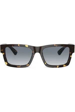 Prada Square-frame tortoiseshell sunglasses