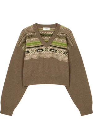 Studio Tomboy Fair isle intarsia knit sweater