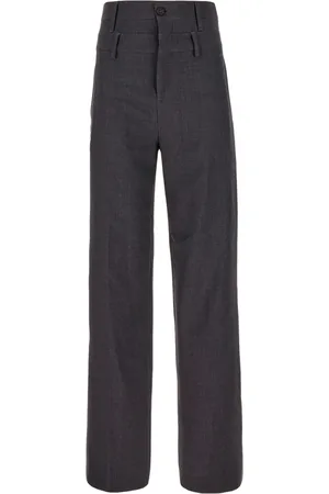 AMBUSH High-waisted virgin-wool trousers