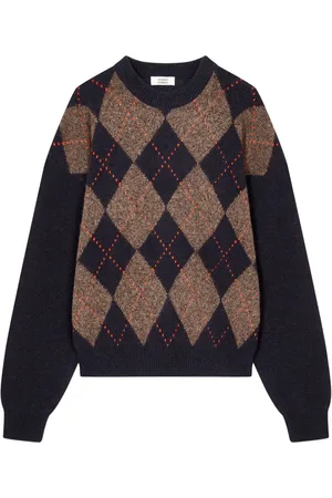 Studio Tomboy Argyle intarsia knit sweater