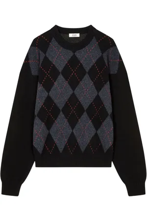 Studio Tomboy Argyle-knit sweater