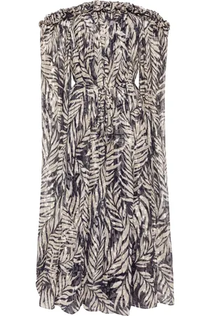 Needle & Thread Feather lurex gown