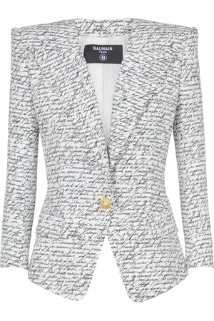 Balmain Love Letter tailored jacket